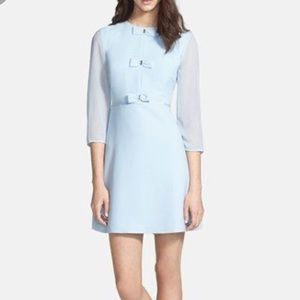 Ted Baker light blue how detail dress *worn once!*